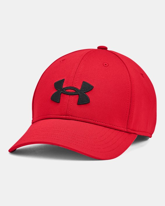 หมวกแก๊ปแบบปรับได้ UA Blitzing สำหรับผู้ชาย in Red image number 0